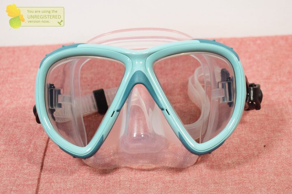 Speedo Adult Dive Explorer Swim Mask Teal/Clear/Gray Ages 14+